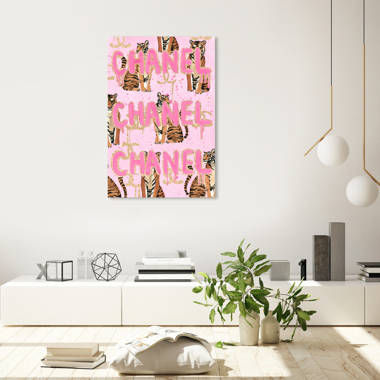 Oliver Gal Fashion Paint Noir Can - Graphic Art on Canvas ...